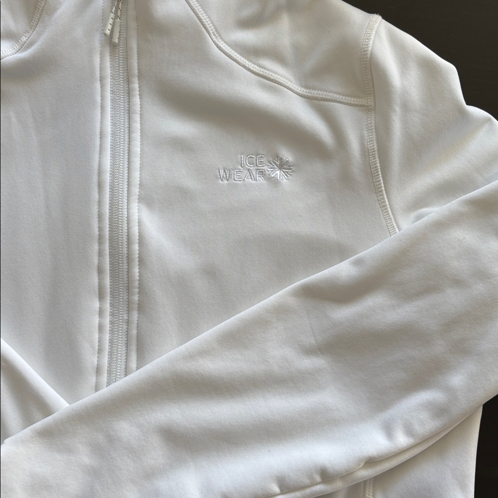 Women's White Ski Jacket - Picture 3 of 3